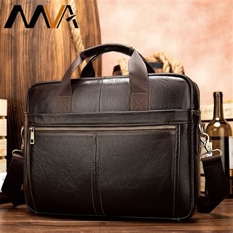 men's leather briefcases business bags